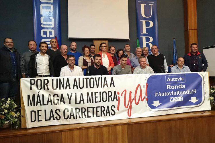 La Plataforma Autovía Ronda Ya únicamente logra reunir a 14 de los 50 alcaldes que había convocado a una reunión para aunar esfuerzos