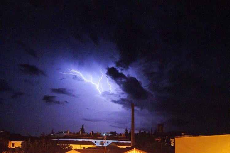 Así se vio desde Ronda la tormenta que rozó la Serranía sin dejar lluvias