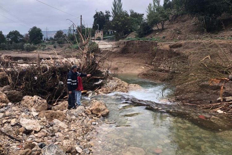 Un mes después de las inundaciones más de la mitad de los carriles de Ronda siguen cortados o en un estado de deterioro