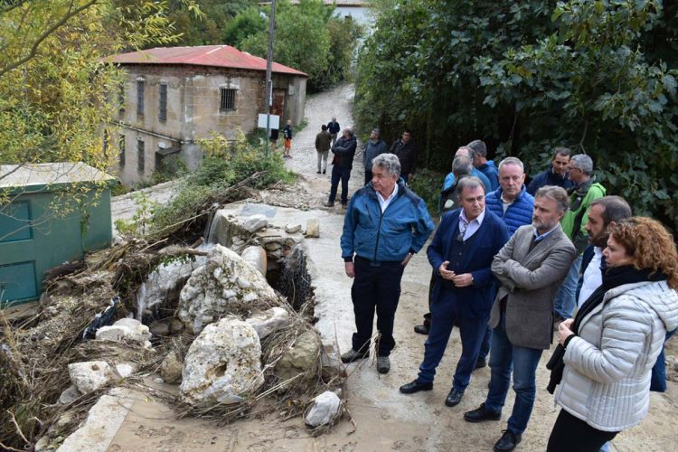 Medio Ambiente estudiará medidas extraordinarias para reparar las zonas afectadas por las lluvias en Ronda y Benaoján