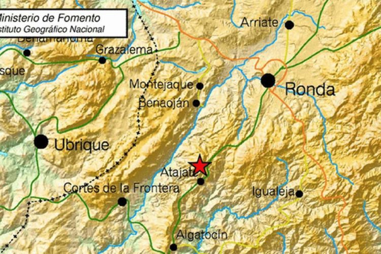 Atajate registra este martes un terremoto de tres grados en la escala Richter sin que produzcan incidencias