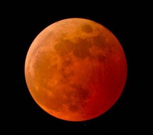 Eclipse total de luna. NASA.