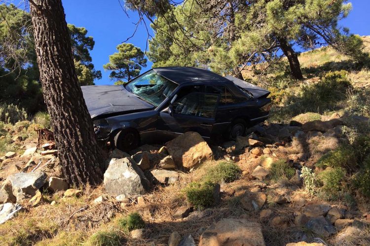 Localizan en un barranco de la carretera A-397 Ronda-San Pedro el cuerpo sin vida de un vecino de Cortes de la Frontera que desapareció el martes