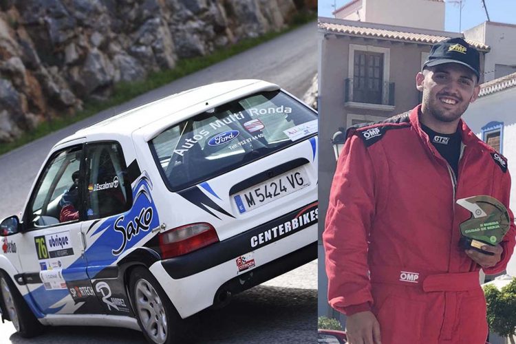 El joven piloto rondeño Juan Escalona se proclama campeón de Andalucía de Rally de Montaña de Clase II