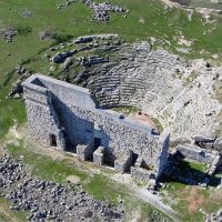 Imagen aérea del yacimiento.