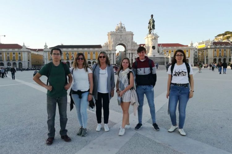 Cuatro alumnos del colegio Fernando de los Ríos de la Fundación Unicaja participan en Portugal en un programa Erasmus+ junto a otros estudiantes europeos