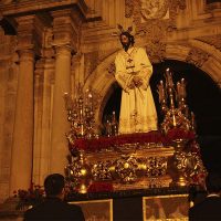 Imagen del Cautivo en su salida del Viernes de Dolores.