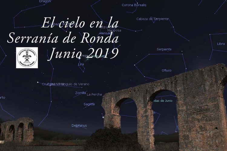 El cielo en Ronda en el mes de junio