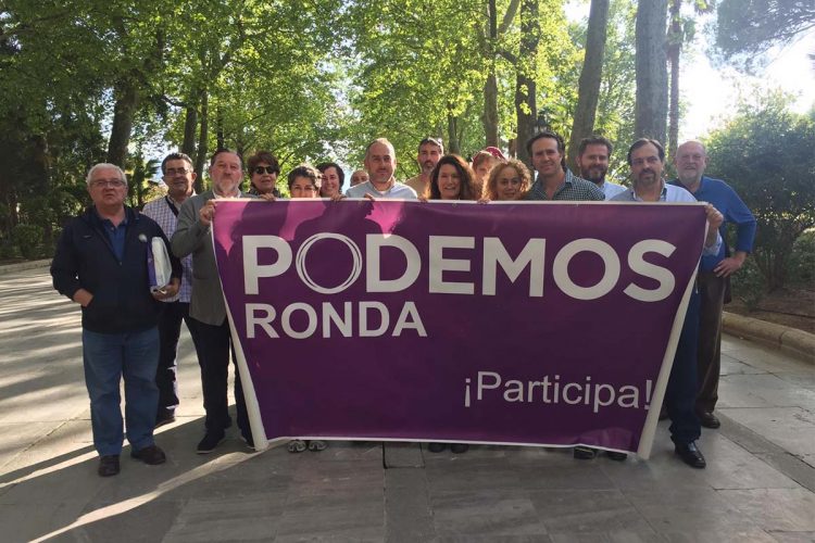 Podemos Ronda presenta su candidatura para el 26M que encabeza Raúl Cordero afirmando que es una formación «útil y transformadora»