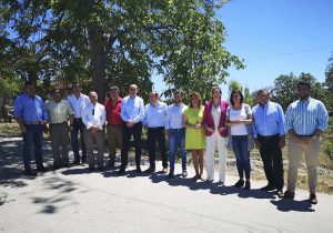 Susana Díaz con los candidatos de la Serranía,