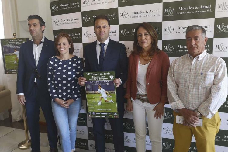 Presentan la XIV edición del Torneo de Tenis Morales & Arnal Correduría de Seguros que se celebrará del 24 al 29 de junio