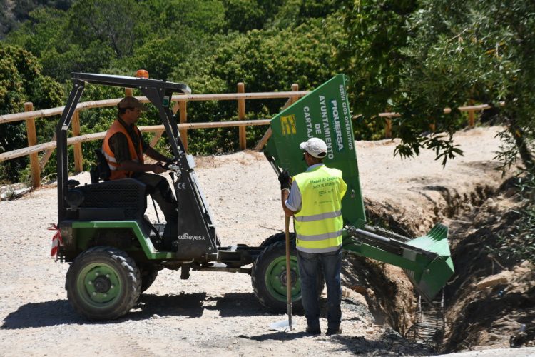 Cartajima acomete mejoras en el acceso al camino El Manchón