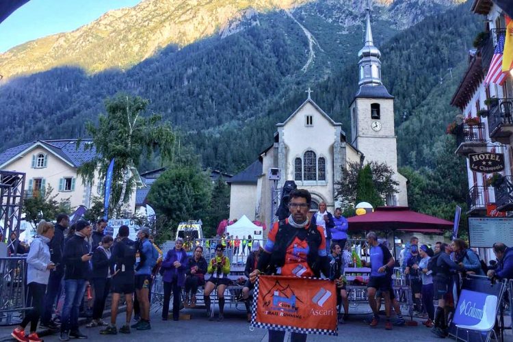 Miguel Ángel Orellana representa al Club Ascari-Harman en la mítica CCC del Mont Blanc