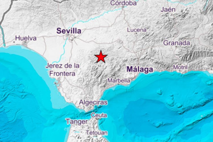 Un terremoto de magnitud 4,7 en Pruna se deja sentir en Ronda