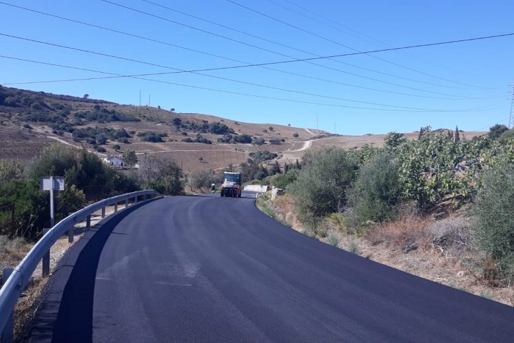 La Diputación finaliza las obras de reparación de daños por temporales en tres carreteras de la Serranía