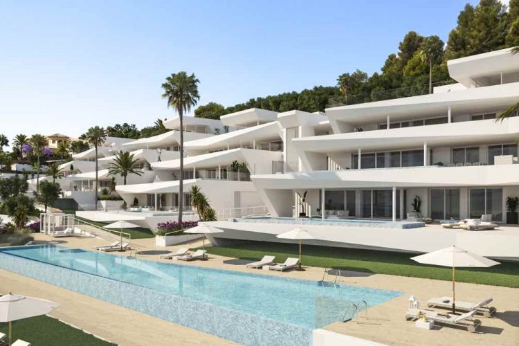 CAORZA GROUP refuerza su oferta  inmobiliaria en SIMed con villas en  Estepona y un complejo  residencial en Marbella