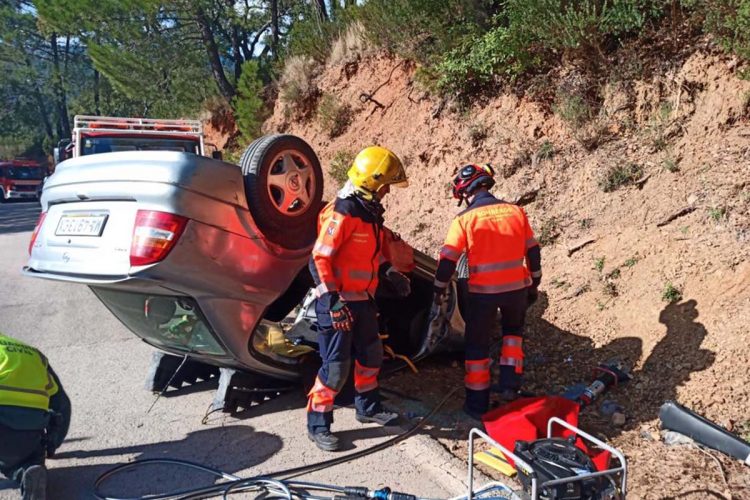 El puente de la Inmaculada se salda con dos accidentes en Genalguacil y Ronda y con dos personas heridas