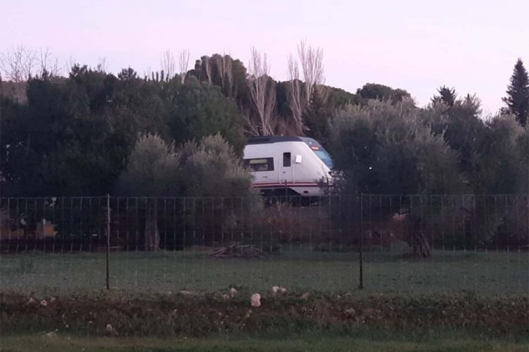 Fallece un hombre de 45 años de edad tras ser arrollado por el tren junto al Patronato Militar Virgen de la Paz