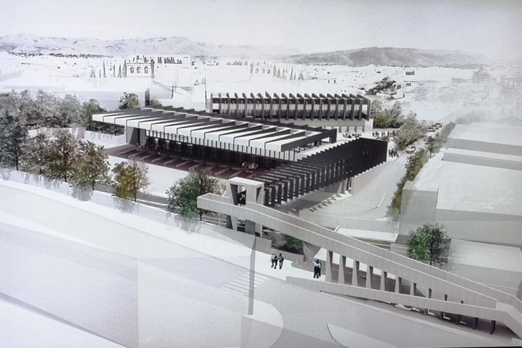 El Ayuntamiento y los arquitectos redactores de la nueva estación de autobuses presentan el proyecto que se licitará en enero