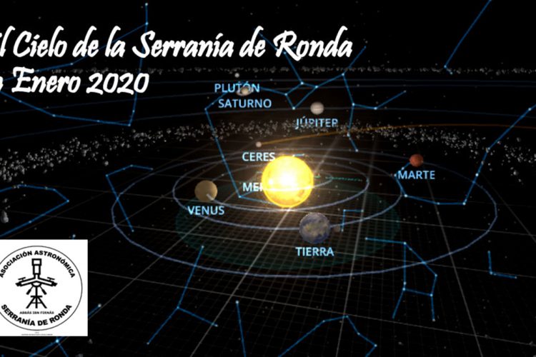 El cielo en la Serranía de Ronda: enero de 2020