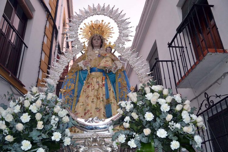 La Patrona, la Virgen de la Paz, ya está en La Merced para la novena que comenzará el miércoles día 15 de enero