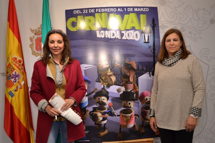 El Carnaval de Ronda arrancará el 22 de febrero con el pregón y el nombramiento de las reinas y el Dios Momo