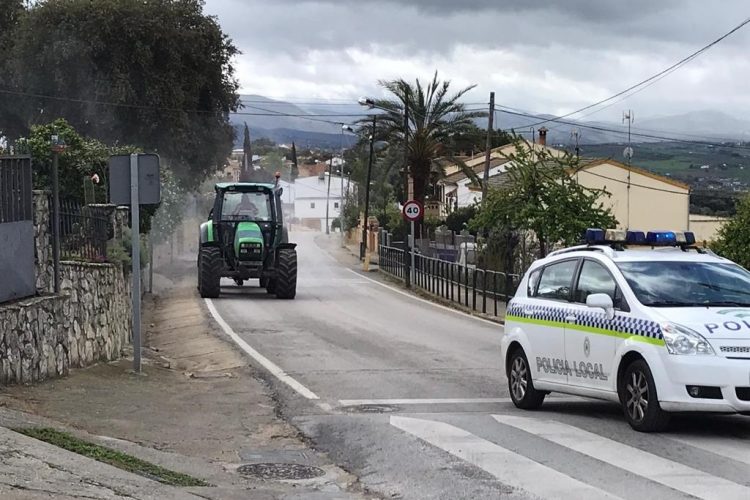 El Ayuntamiento finaliza los trabajos de desinfección en todas las pedanías rondeñas