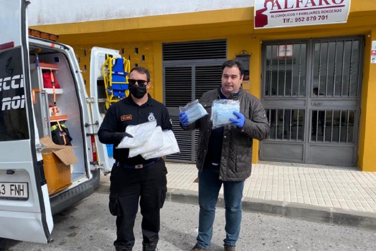 ALFARO dona a sanitarios, cuerpos de seguridad y residencias de mayores 2.000 mascarillas para combatir el coronavirus