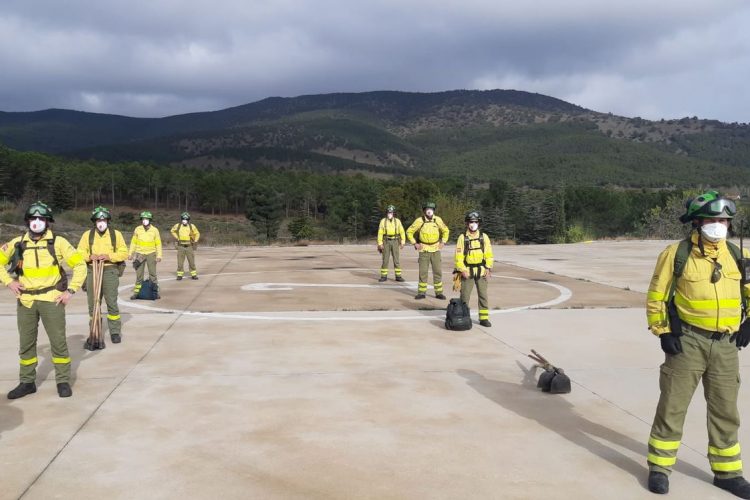 Los efectivos del Infoca de Ronda lucharán contra el coronavirus realizando tareas de limpieza y desinfección