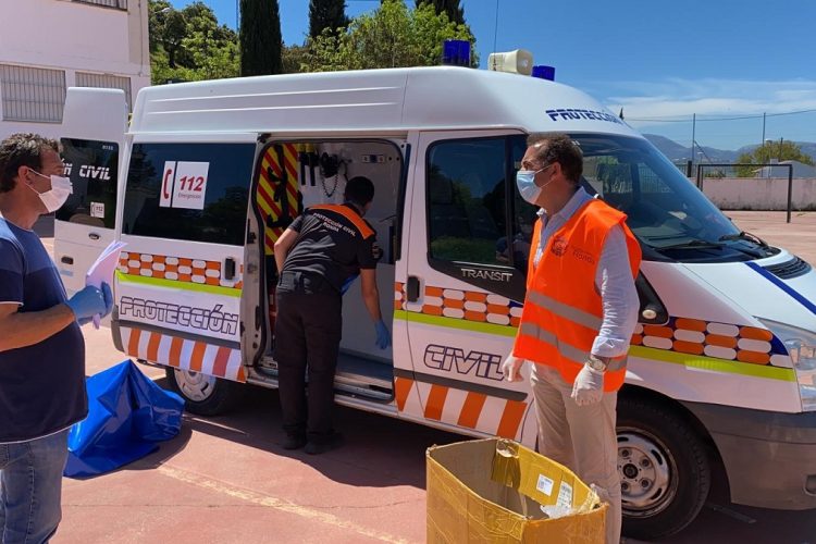 El Ayuntamiento traslada este sábado el reparto de mascarillas a las pedanías de La Cimada y Los Prados