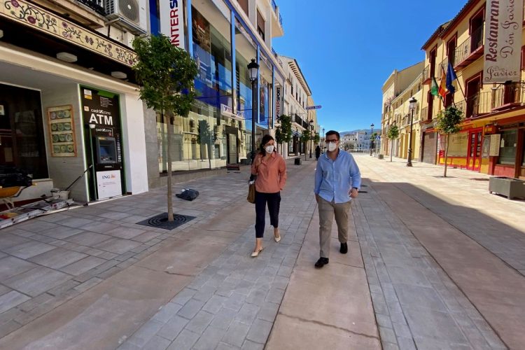 El Ayuntamiento abrirá al tráfico el primer tramo de la calle Virgen de la Paz tras su remodelación este domingo