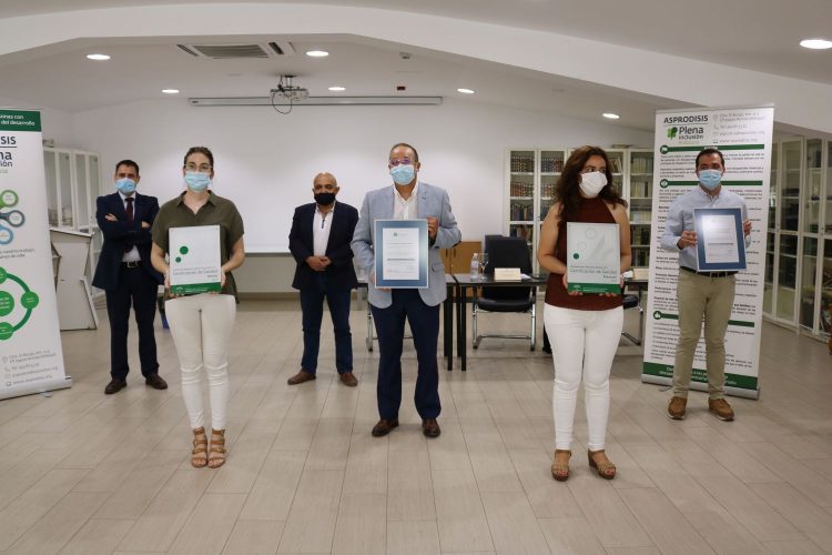 Asprodisis recibe la certificación de calidad para su centro de atención temprana y sus servicios residenciales y de día