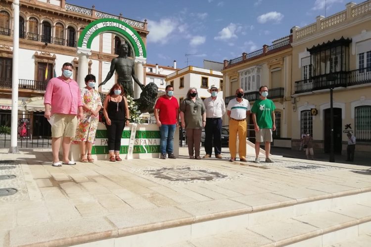 Decenas de personas participan en el homenaje a Blas Infante con motivo del 84 aniversario de su muerte