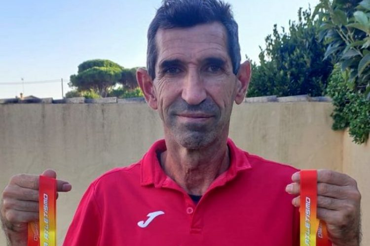 El veterano atleta rondeño Federico Sáez logra otras dos medallas de bronce en el Campeonato de España Máster
