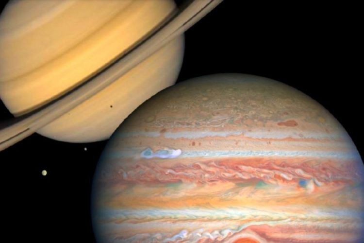 La gran conjunción de Júpiter y Saturno