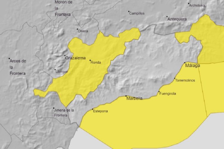 La Serranía estará este martes en alerta amarilla por fuertes rachas de viento de hasta 70 kilómetros