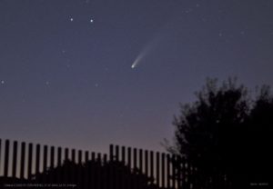 Cometa NEOWISE 17-07-2020, 22.54 (Foto, Rafael Muñoz).