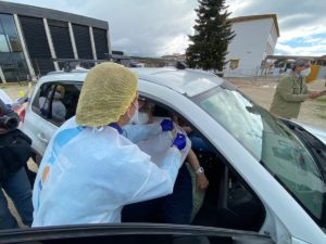 Dosis administradas también en los coches.