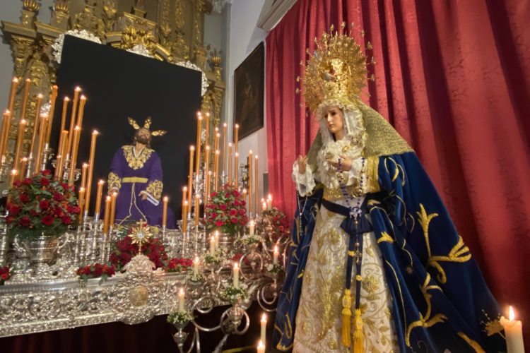 Lunes Santo con el Huerto encerrado en su templo pero arropado por la fe de sus cofrades