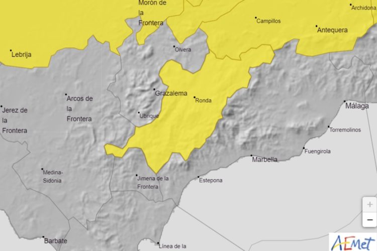 La Serranía permanecerá este sábado en situación de alerta amarilla por tormentas