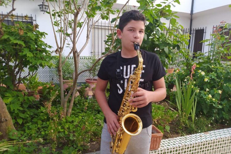 El saxofonista José Carlos Peña, con tan solo 12 años, queda tercero en las pruebas de acceso al Conservatorio Profesional Manuel Carra