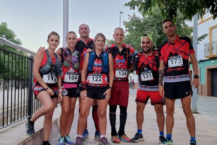 Deportistas del Harman Trail logran cuatro medallas en la II Carrera Nocturna de Alcalá del Valle