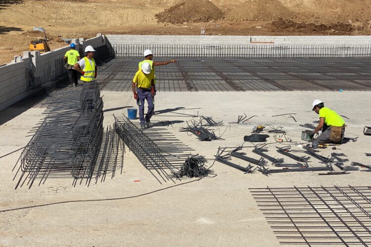 Las obras de la nueva piscina municipal de Ronda marchan a buen ritmo y ya están al 20% de su ejecución