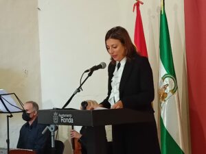 Intervención de la alcaldesa.