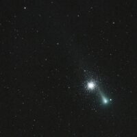 Cometa C-2021-A1 Leonard. Foto Rafael Barragán Rincón.