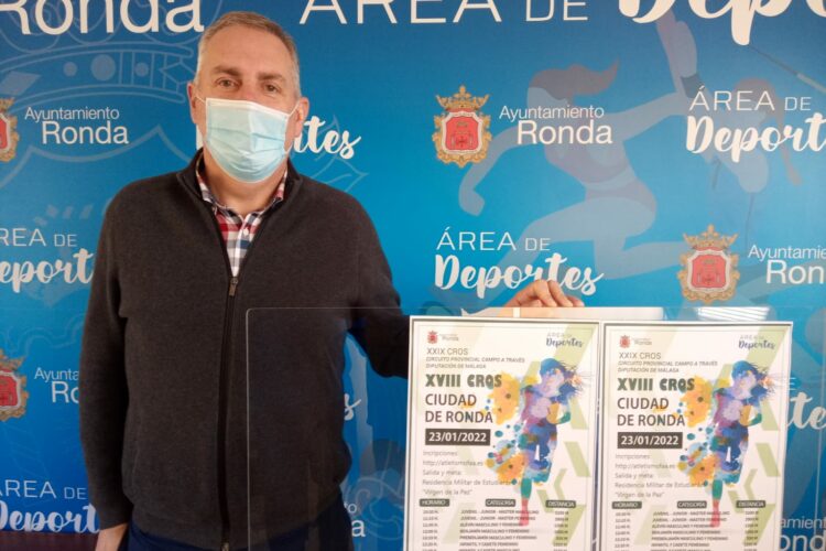 La delegación de Deportes presenta el XVIII Cross ‘Ciudad de Ronda’ que se celebrará el 23 de enero siguiendo todos los protocolos sanitarios