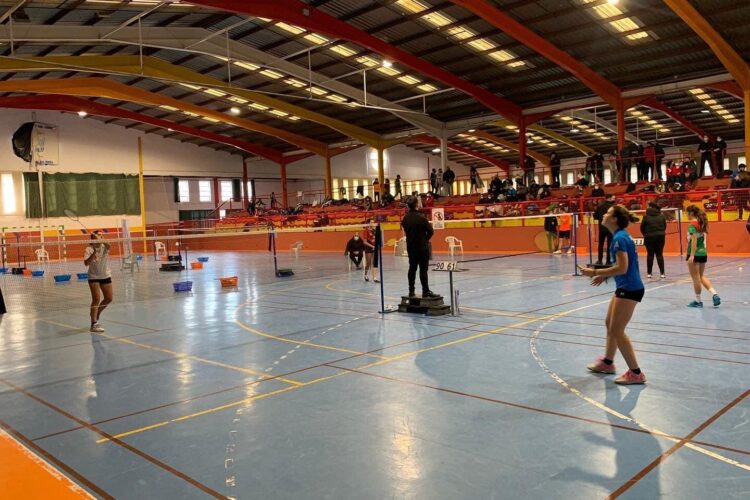 Noventa deportistas se citan en Ronda en los cuartos de final de la Liga Andaluza de Bádmiton