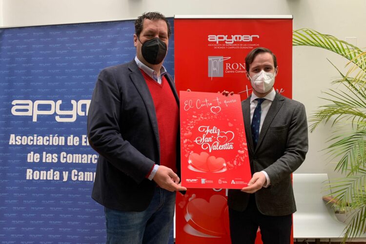 La delegación municipal de Comercio y Apymer presentan una campaña especial con motivo del Día de San Valentín