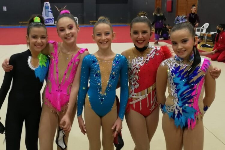 Buena actuación de las gimnastas del Club Agra en Sanlúcar de Barrameda