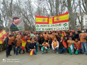 Montejaquenos también han participado en la protesta.